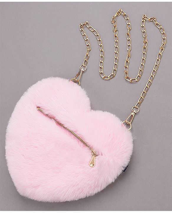 Pine Kids Heart Shaped Sling Bag - Pink