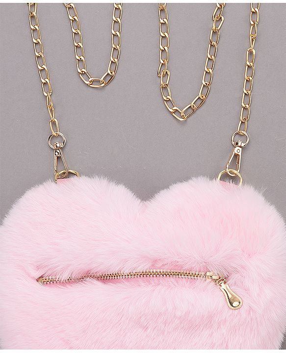 Pine Kids Heart Shaped Sling Bag - Pink