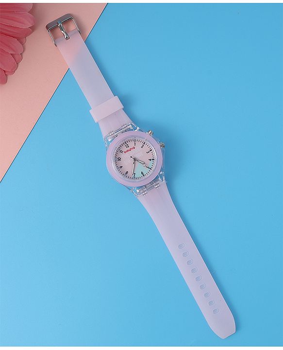Babyhug Free Size Analog Quartz Watch - Pink