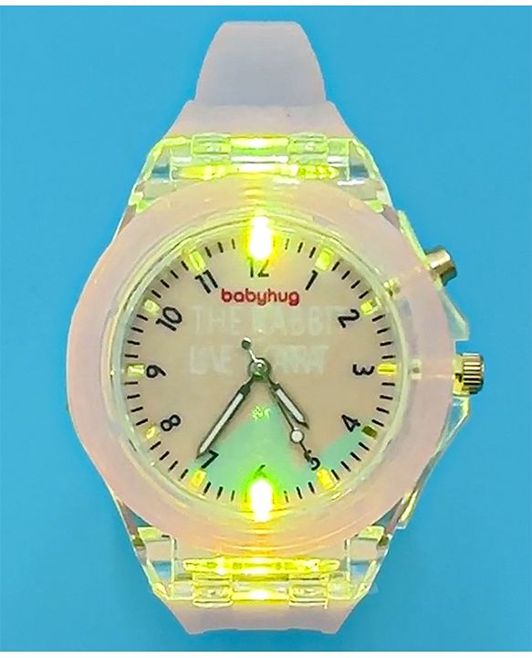 Babyhug Free Size Analog Quartz Watch - Pink