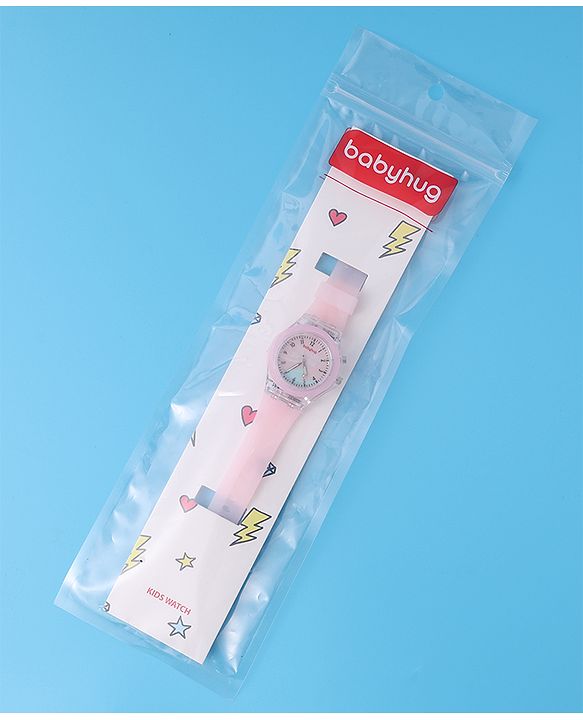 Babyhug Free Size Analog Quartz Watch - Pink
