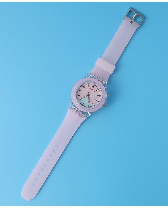 Babyhug Free Size Analog Quartz Watch - Pink