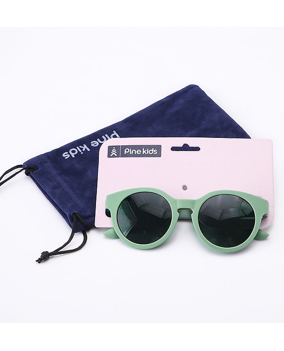 Pine Kids  Trendy Sunglasses - Green