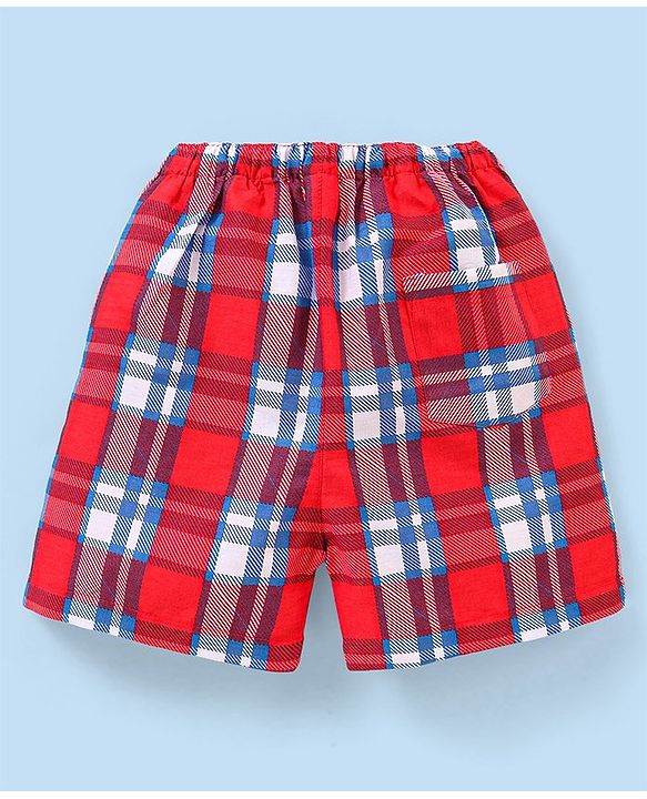 Babyhug Disney Cotton Boxers With Mickey Mouse Family Print Pack of 3 - Multicolour