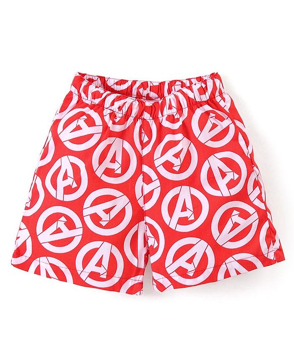Babyhug Marvel Cotton Knit Boxers With Avengers Print Pack of 3 - Multicolor