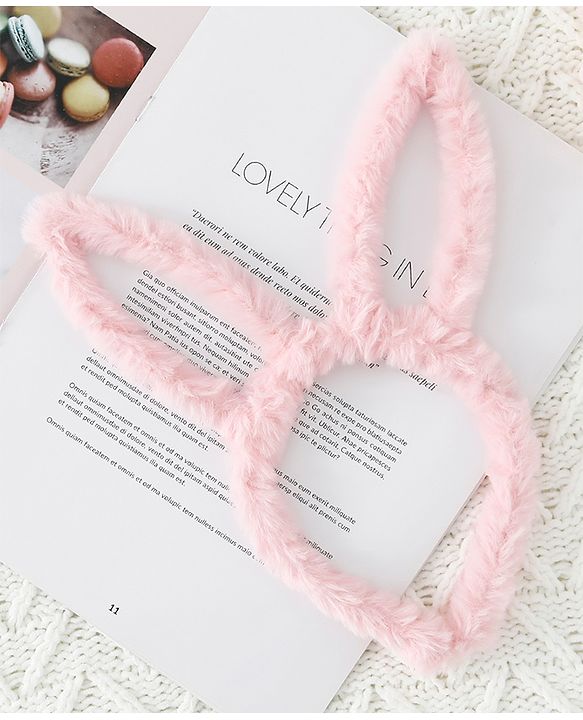 Babyhug Free Size Hair bands With Bunny Ears Applique Pack of 3 - Pink Purple & Blue