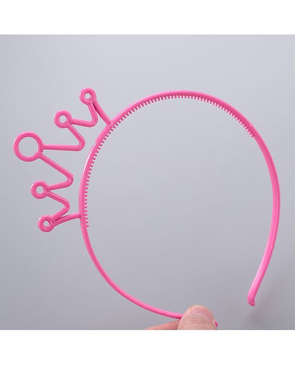 Babyhug Free Size Hairbands With Crown Applique Pack of 3 - Multicolor
