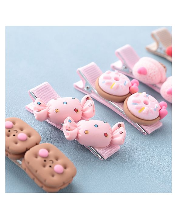 Babyhug Free Size Hair Pins & Clips Pack of 6 - Multicolor