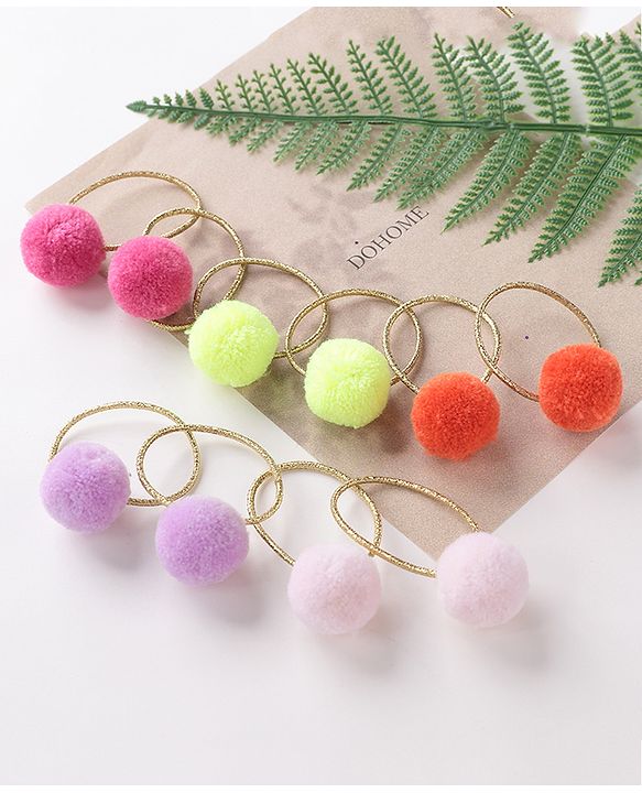 Babyhug Free Size Rubber Bands Set Pack of 10 -Multicolor