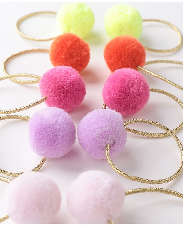 Babyhug Free Size Rubber Bands Set Pack of 10 -Multicolor