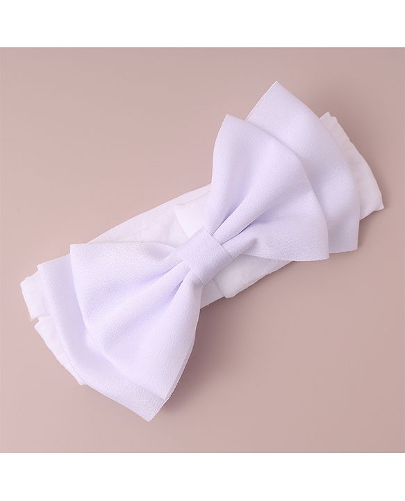 Babyhug Free Size Headbands With Bow Applique Pack of 3 - Red White & Blue