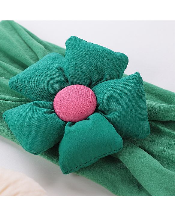 Babyhug  Headbands  with Bow Applique Pack of 3 - Multicolor