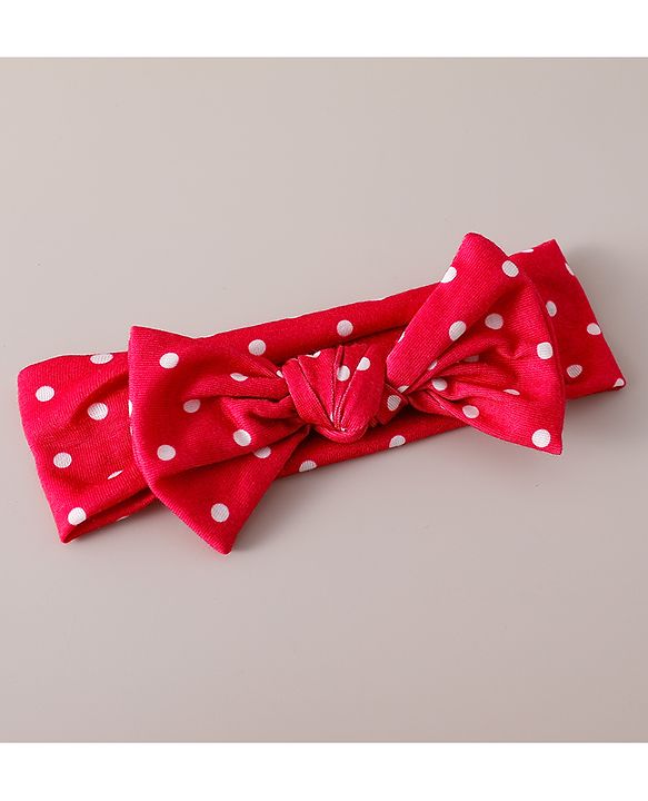 Babyhug Free Size Headbands With Bow Applique Pack of 3 - Multicolour