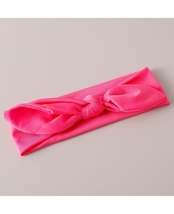 Babyhug Free Size Headbands With Bow Applique Pack of 3 - Multicolour