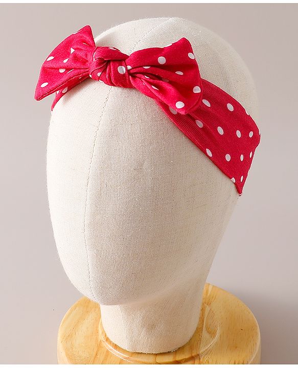 Babyhug Free Size Headbands With Bow Applique Pack of 3 - Multicolour