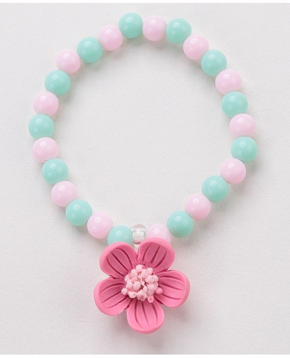 Babyhug Free Size Bracelets With Floral Applique Pack of 3 - Multicolor