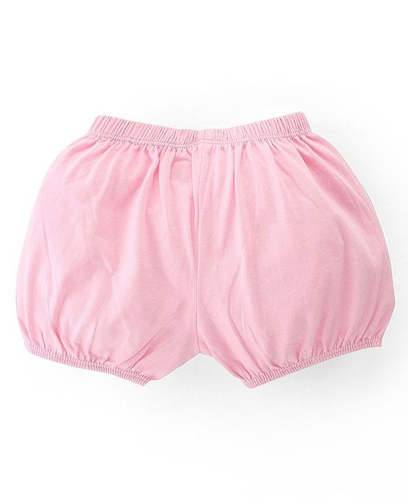 Babyhug 100% Cotton Bloomer Polka Dot Print Pack of 3 -Pink