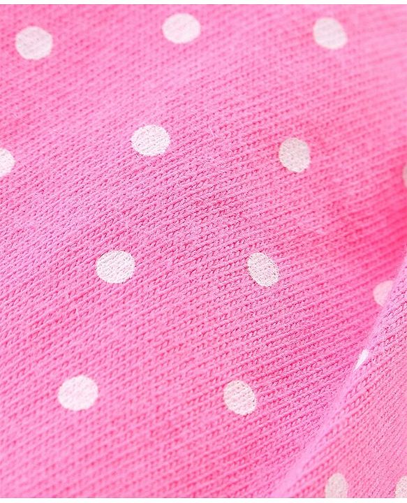 Babyhug 100% Cotton Bloomer Polka Dot Print Pack of 3 -Pink