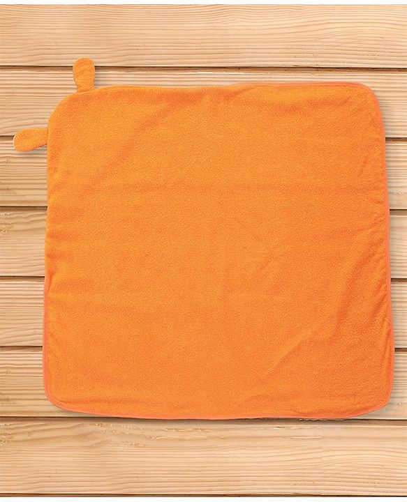 Babyhug Disney Cotton Towel With Tigger Hood L 74 x B 74 cm- Orange