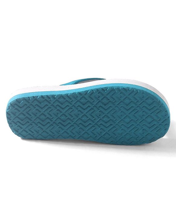 Pine Kids Disney  Slip On Flip Flops With Disney Frozen Print-Teal Blue