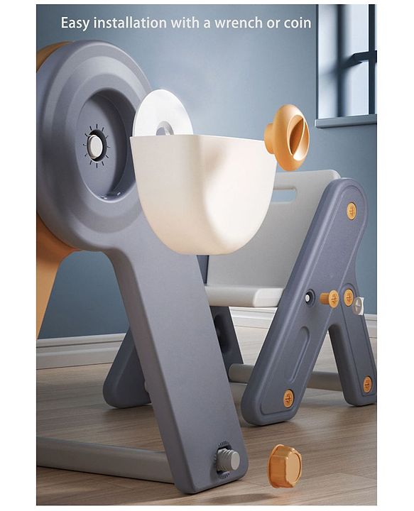 Babyhug 7-in-1 Multifunctional Block Table and Chair Set - Multicolour