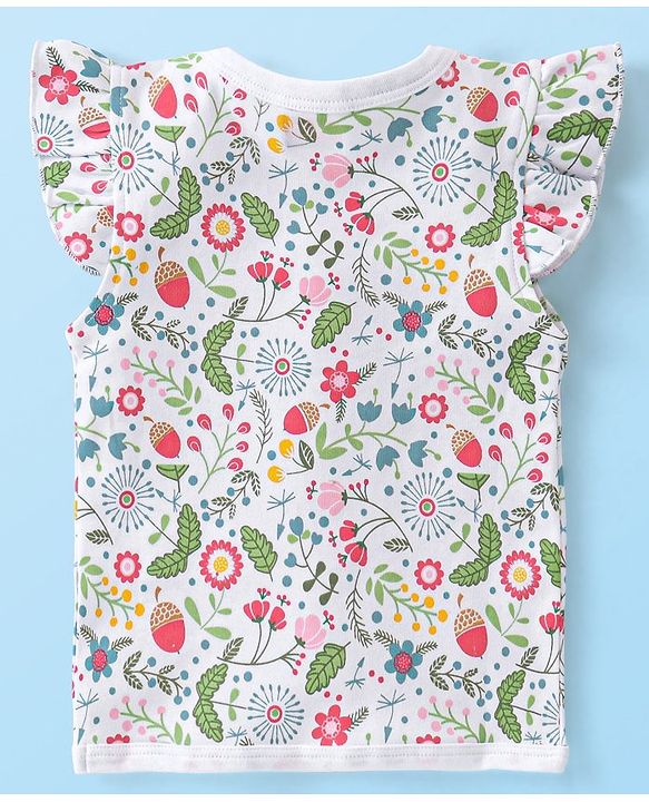 Babyhug 100% Cotton Front Open Vest - Pack of 3