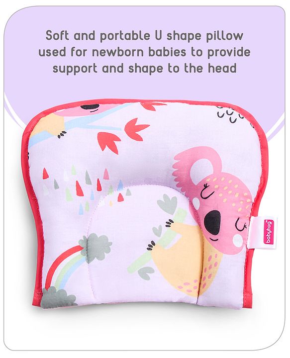 Babyhug Cotton Mattress Set with Mosquito Net Fox Print- Pista Green