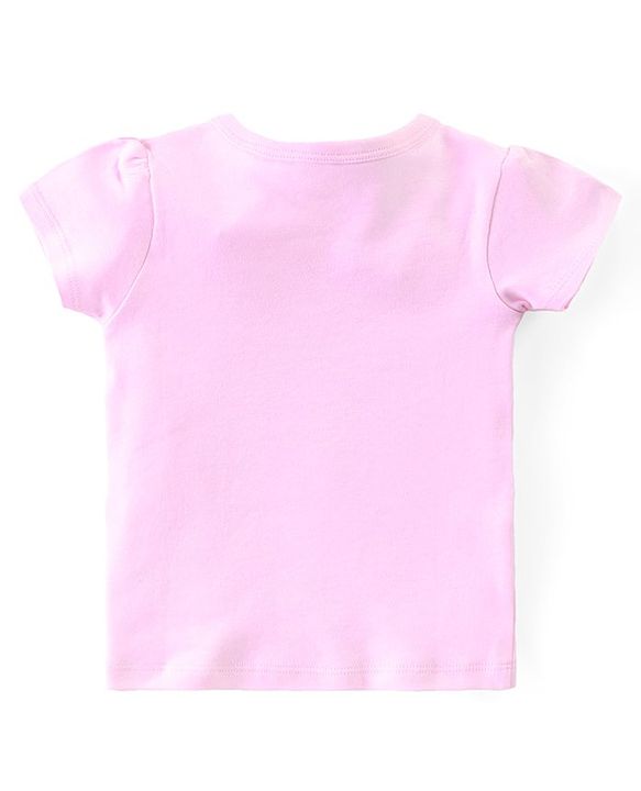 Babyhug 100% Cotton Half Sleeves Front Open Vest  Fish Hearts & Teddy Print Pack of 3 - Pink & Blue