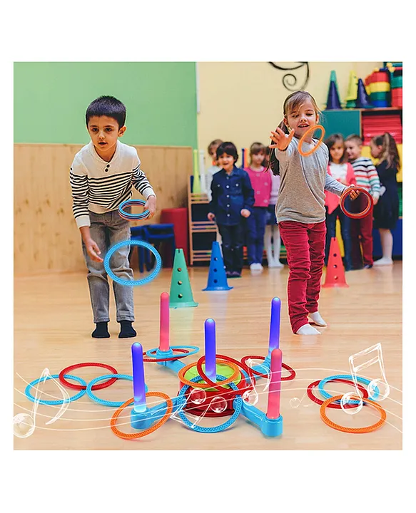 Unleash Fun & Skills with Azhari Musical Ring Toss Game for Kids!