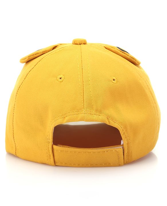 Babyhug Disney Cotton Summer Cap With Lion King Graphics - Yellow