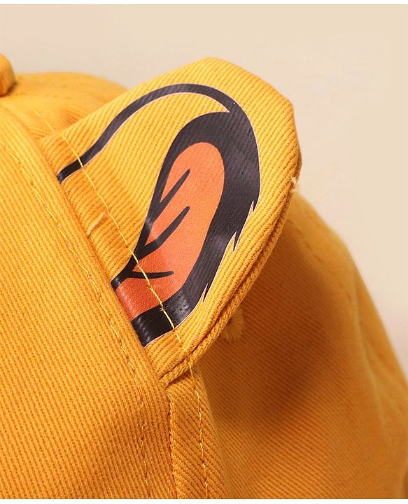 Babyhug Disney Cotton Summer Cap With Lion King Graphics - Yellow