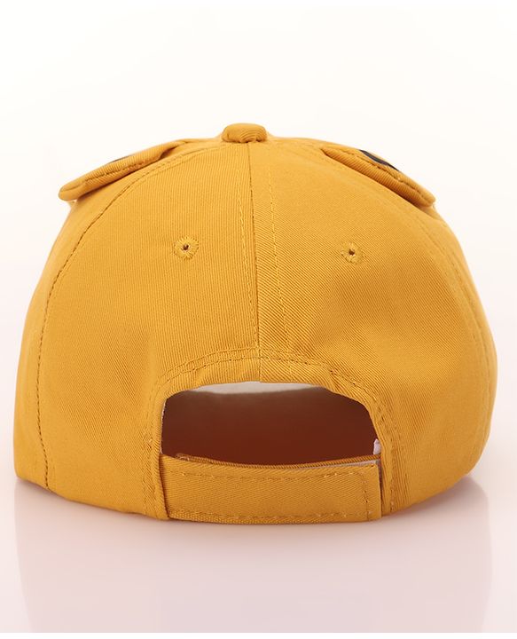 Babyhug Disney Cotton Summer Cap With Lion King Graphics - Yellow