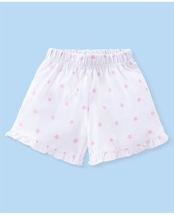 Babyhug Cotton Single Jersey Knit Sleeveless Night Suit Unicorn Print - Pink