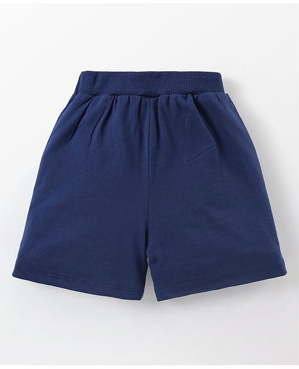 Babyhug Cotton Knit Shorts with Stripes Pattern & Football Print Pack of 3 - Multicolor