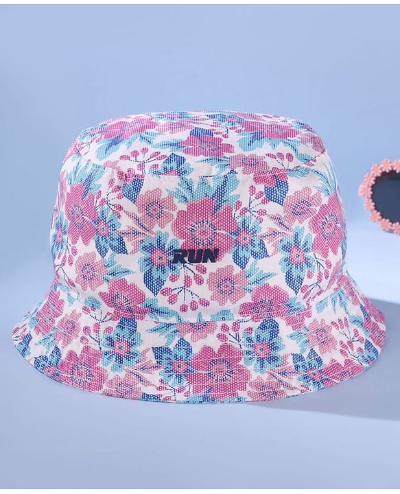 Pine Kids Summer Caps Floral Print -  Multicolor