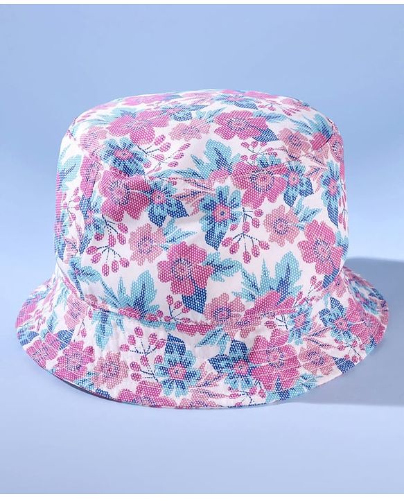 Pine Kids Summer Caps Floral Print -  Multicolor