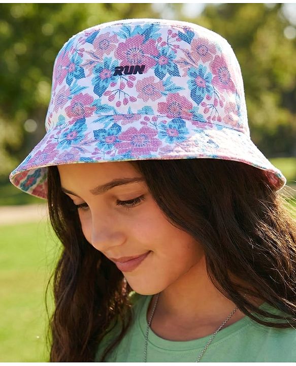 Pine Kids Summer Caps Floral Print -  Multicolor