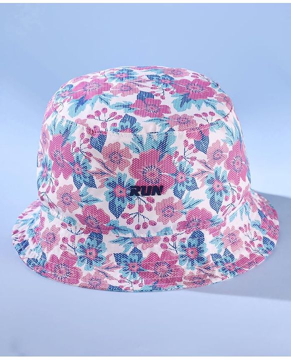 Pine Kids Summer Caps Floral Print -  Multicolor