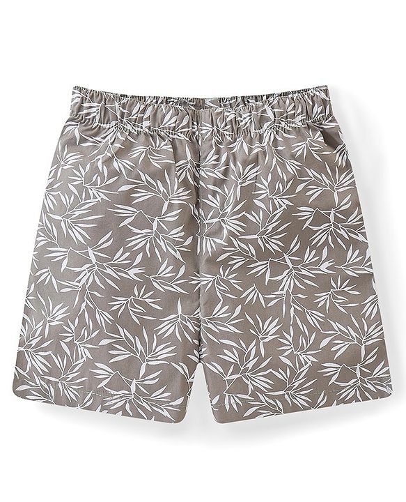 Babyhug Poplin Woven Boxers with Star &  Animal Print Pack of 3 - Multicolour
