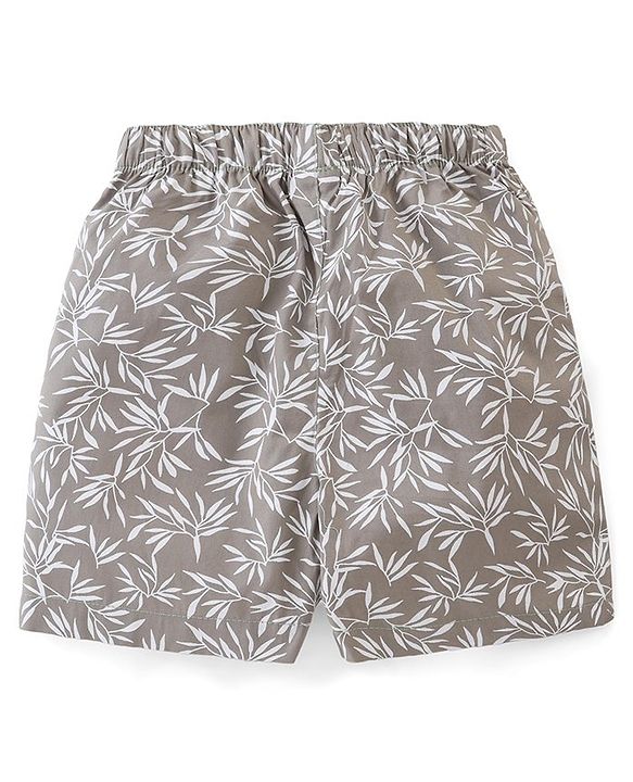 Babyhug Poplin Woven Boxers with Star &  Animal Print Pack of 3 - Multicolour