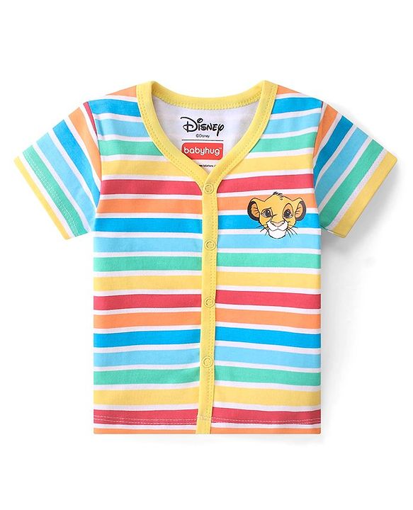 Babyhug Disney Cotton Half Sleeves Jhablas With Lion King Graphics Pack of 3 - Multicolour
