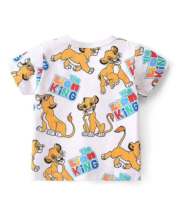 Babyhug Disney Cotton Half Sleeves Jhablas With Lion King Graphics Pack of 3 - Multicolour
