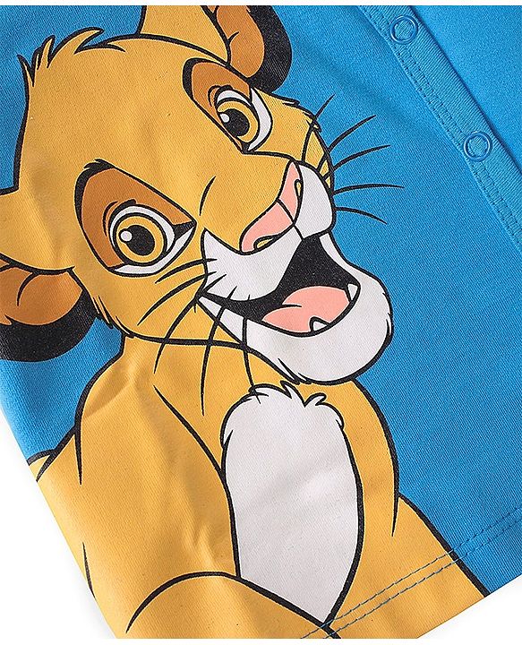 Babyhug Disney Cotton Half Sleeves Jhablas With Lion King Graphics Pack of 3 - Multicolour