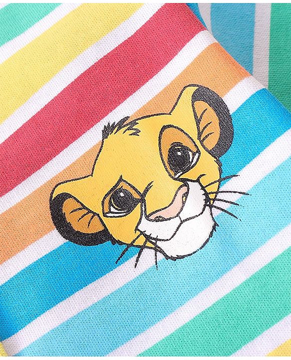 Babyhug Disney Cotton Half Sleeves Jhablas With Lion King Graphics Pack of 3 - Multicolour
