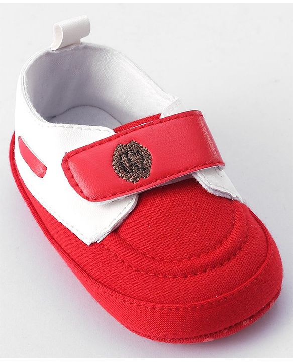 Cute Walk by Babyhug Velcro Closure Booties - Red