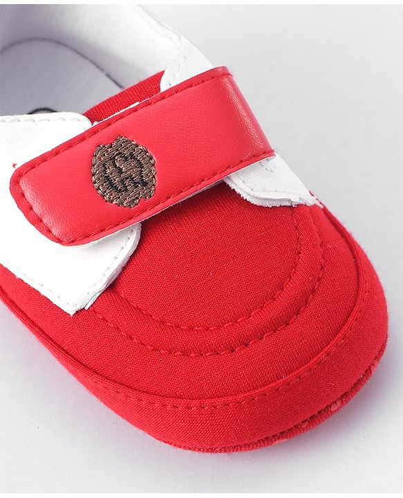 Cute Walk by Babyhug Velcro Closure Booties - Red