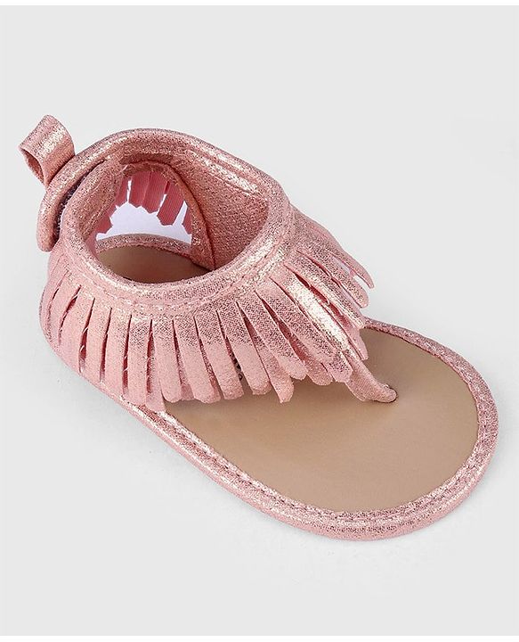 Cute Walk by Babyhug Velcro Closure Booties - Pink