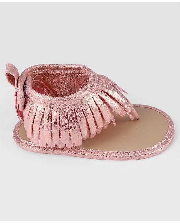 Cute Walk by Babyhug Velcro Closure Booties - Pink