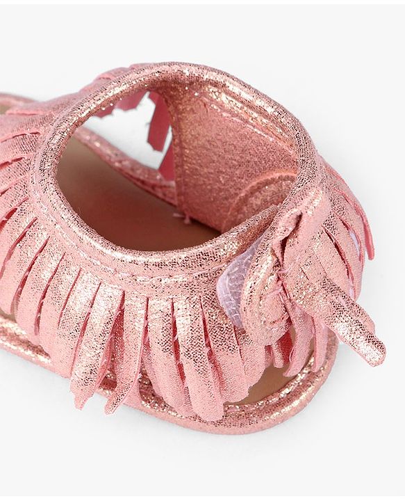 Cute Walk by Babyhug Velcro Closure Booties - Pink