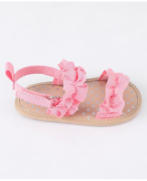 Cute Walk by Babyhug Velcro Closure Booties - Pink